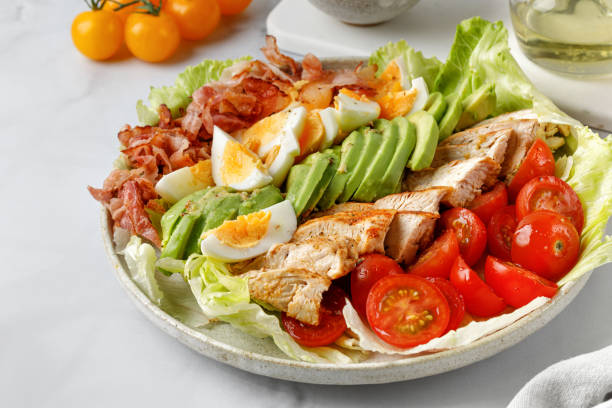 Chopped Chicken Salad at IHOP with grilled chicken, avocado, and tomatoes